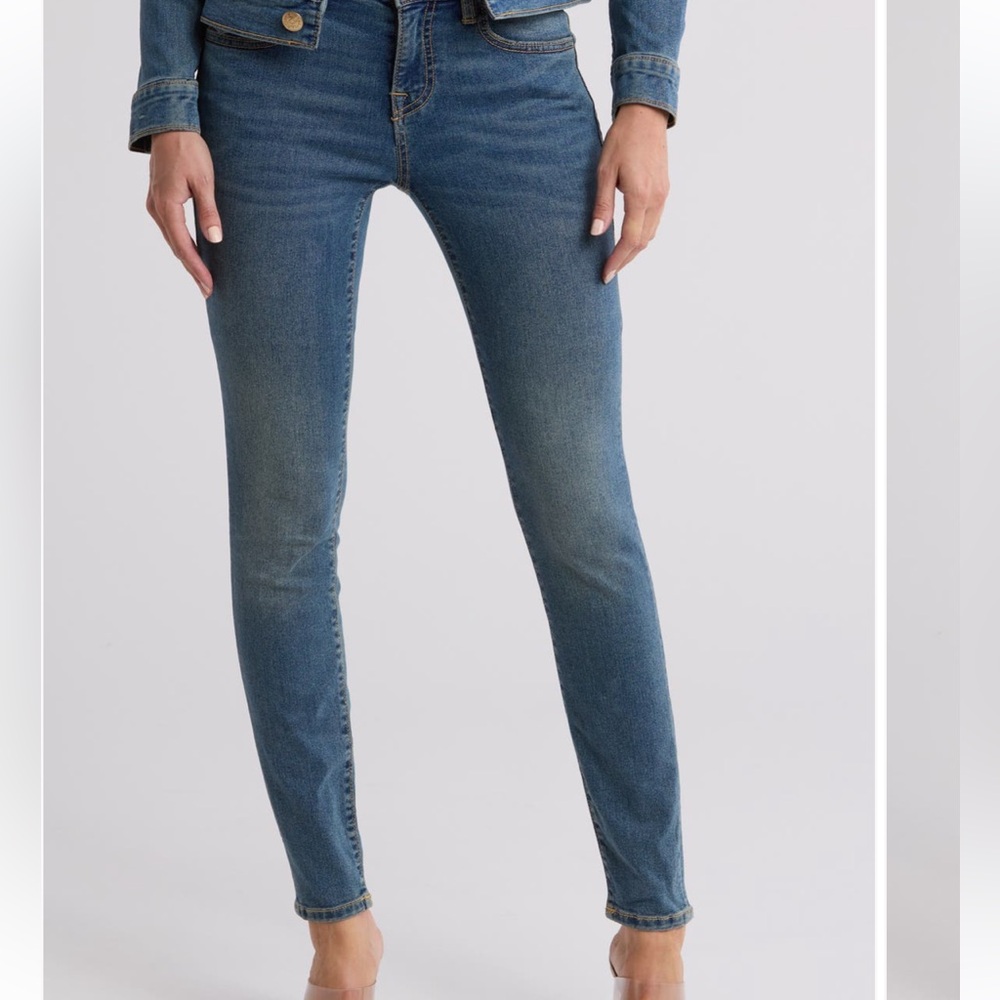 True Religion mid rise super skinny jeans.  Brand new without tags